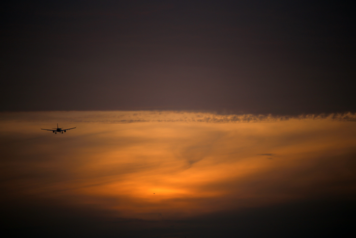 Flying into Sunset-